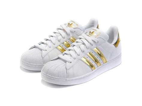 adidas wit goud superstar|adidas Superstar Shoes .